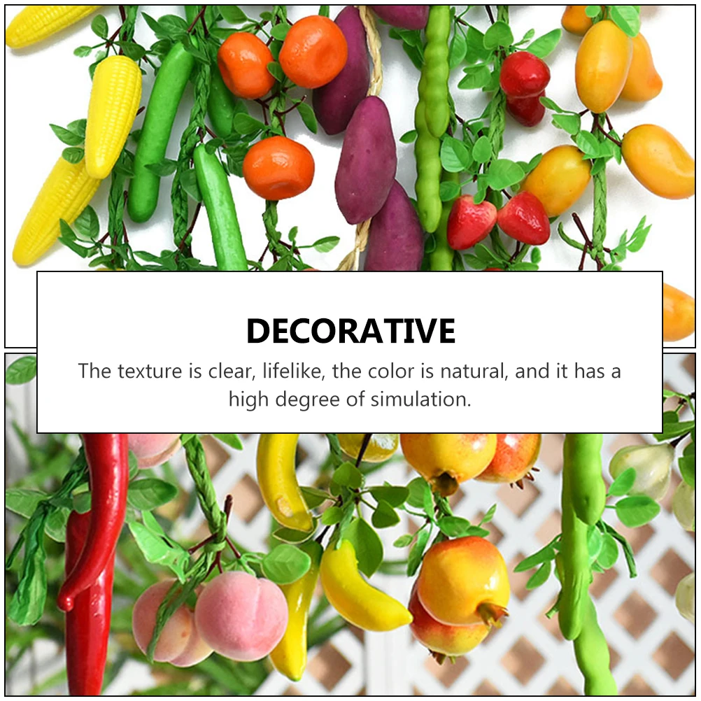 

2Pcs Simulated Rattan Decor Natural Lifelike Pendant Classroom Corridor Home Decoration Ecofriendly Classroom Pendant