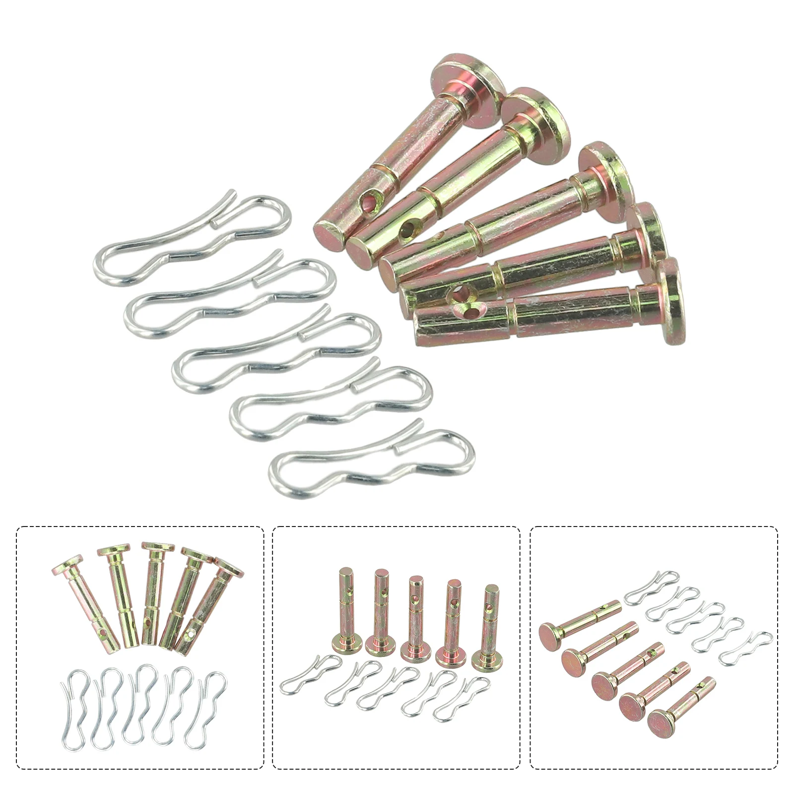 Cotter and Shear Pin Set Designed for CADET For Craftsman Snowblower Models 73804124A Made from Metal Material