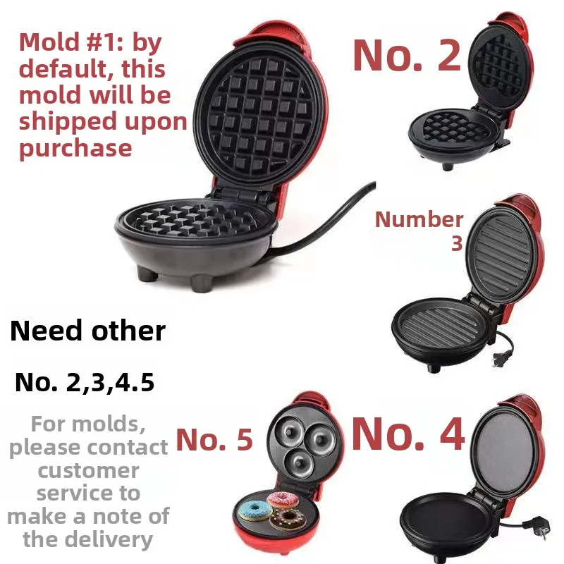 JIHUAN Mini-Frühstücksgerät fü – Mini Waffle Maker Machine Bewertung und Preis