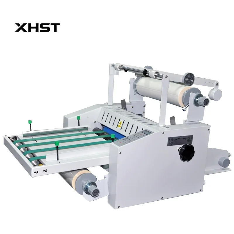 370mm Width Multi-function Hot Roll Laminating Machine With Conveyor Belt