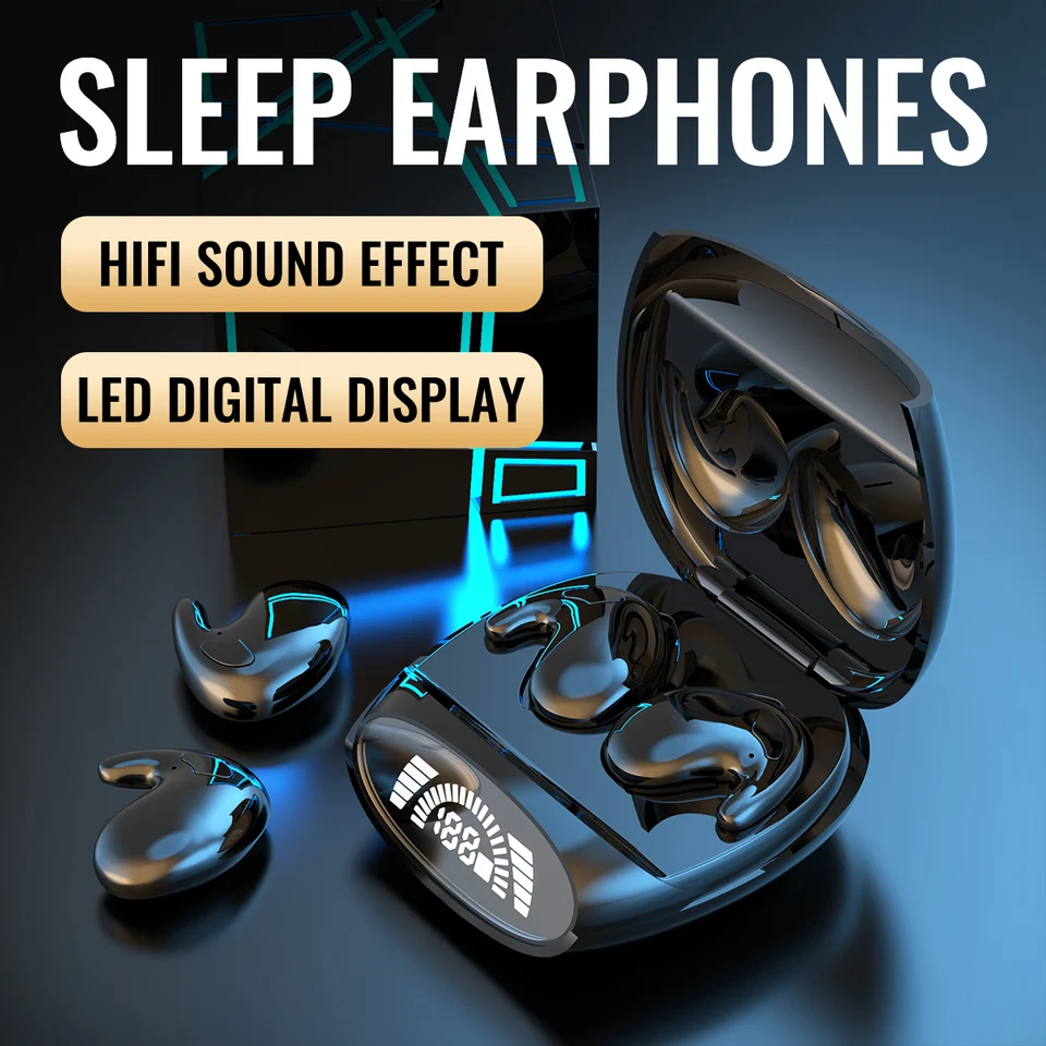 無線イヤホン MD528 スリープワイヤレスイヤホン TWS Bluetooth 対応 5.2 隠し