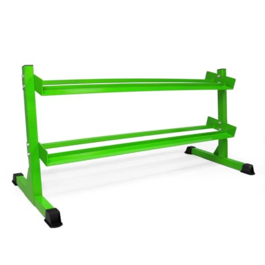 WF Athletic Supply Schwerlast-Hantelständer Gewichtsständer für Heimfitness-Aufbewahrung 5-50LB oder 5-75LB Hantelpaare Schwarz Rot Gr