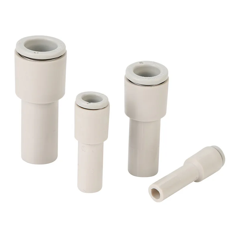 KQ2R04-06 KQ2R06-08 KQ2R08-10 KQ2R10-12 Pneumatic Reducer Fitting One Touch Push Fit Reducing Air Tube Connector