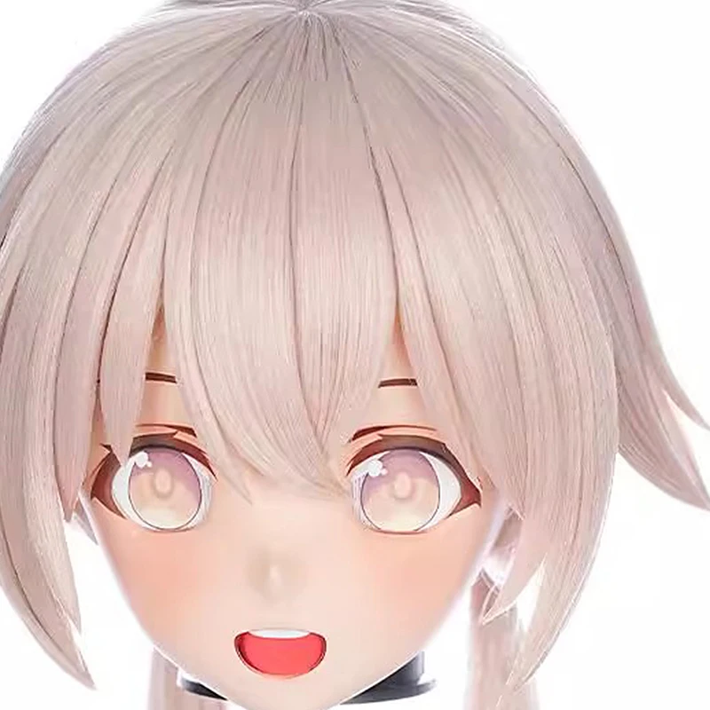 Customize Character Crossdressing Kig Mask Anime figures Cosplay Full Head Mask Japanese Anime Role Play Kigurumi Mask BJD