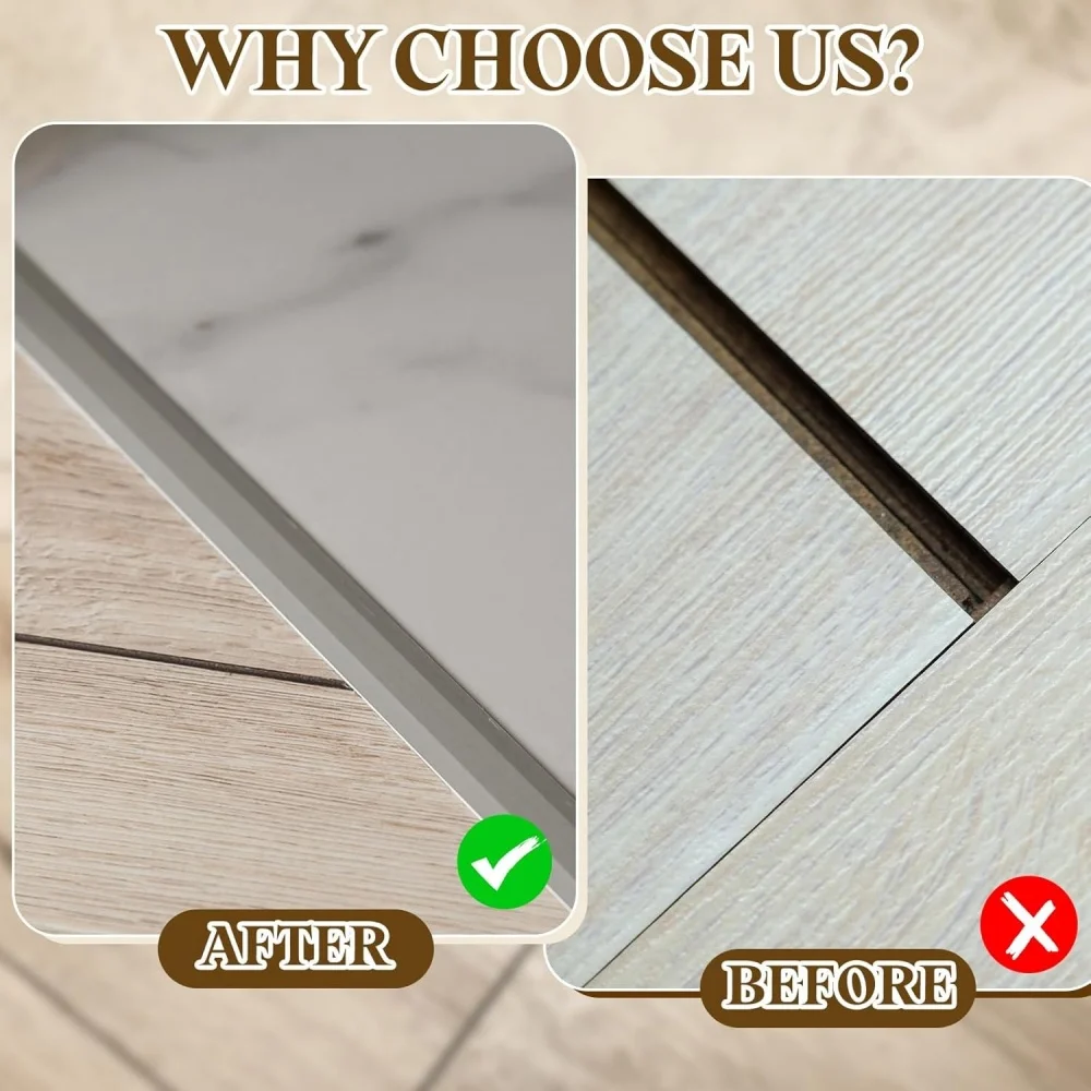 1 قطعة 2mX5cm T-شكل بولي كلوريد الفينيل الخشب الطابق الانتقال قطاع حافة إغلاق قطاع مرنة ذاتية اللصق التماس قطاع عتبة الشريط