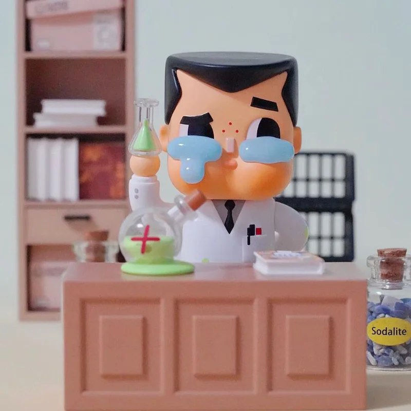 

New Crybaby Blind Box Powerpuff Girls Blossom Bubbles Buttercup Mysterious Surprise Figure Pvc Model Doll Guess Toys Surprised