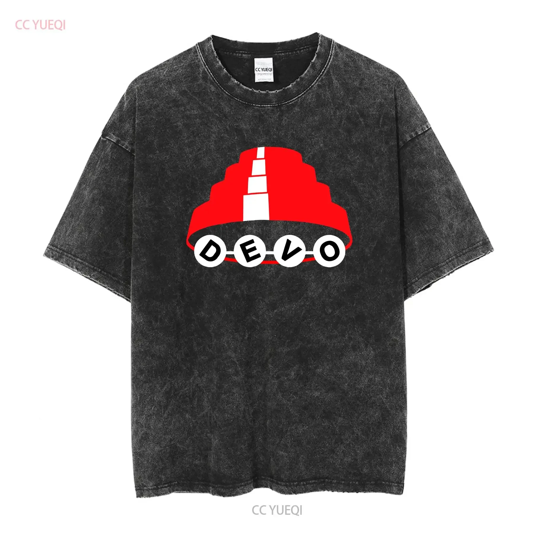 Devo Flower Pot Hat Concert Tour T Shirt Black Size L long or short sleeves vintage Washed Soft Stylish streetwear fashion