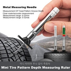 25mm Measuring Pen Color Coded Digital Caliper Monitoring Tool Car Tyre Tire Tread Auto Depth Thickness Gauge Meter