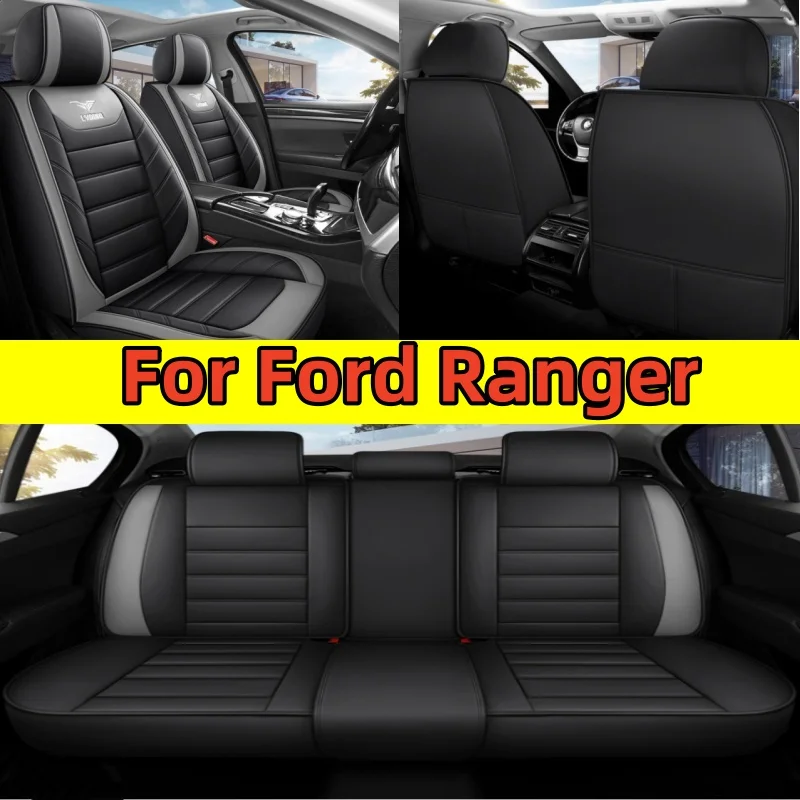 

car seat cover Waterproof artificial leather soft and comfortable, wear-resistant, For Ford Ranger fully wrapped seat covers