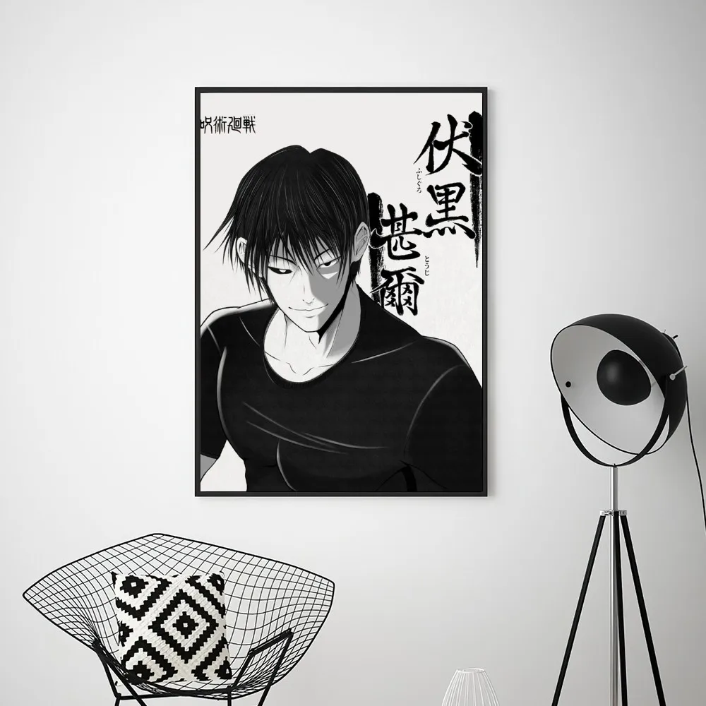 Bilibili Jujutsu Kaisen Fushiguro Toji Poster Prints Wall Pictures Living Room Home Decoration