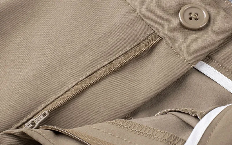 Khaki Casual Wide Leg Shorts Women Summer New Solid Loose Knee-Length Hot Pants Korean All-Match High Waist Suit Shorts Ladies
