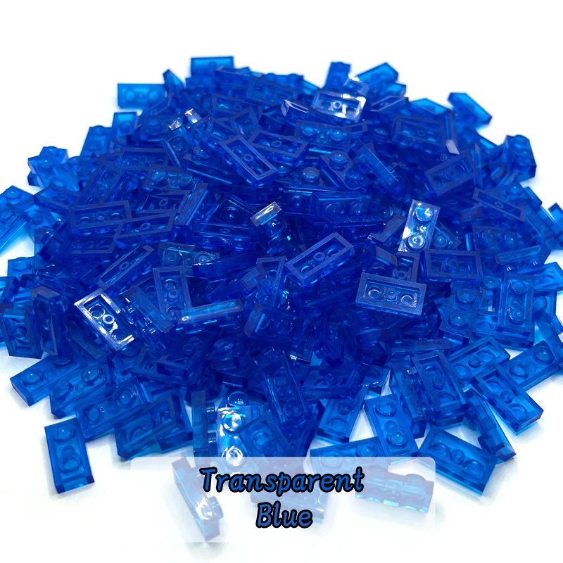 Transparente Platte 1x2 Baustein MOC-Teile Bunte Bausteine für Pixel Art Kreativ Kompatibel mit 3023 100 Stück/Lot – Detail 7