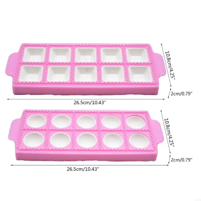 

24TD Ravioli Maker Raviolamp Cutter Mould Dumpling Pastry Mold Easy to Use Clean Tool