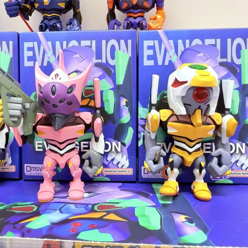 

Bandai Evangelion Gundam Model Male Blind Box QMSV-C New Century Gospel Warrior Trendy Toy Collectible Gift Ornament