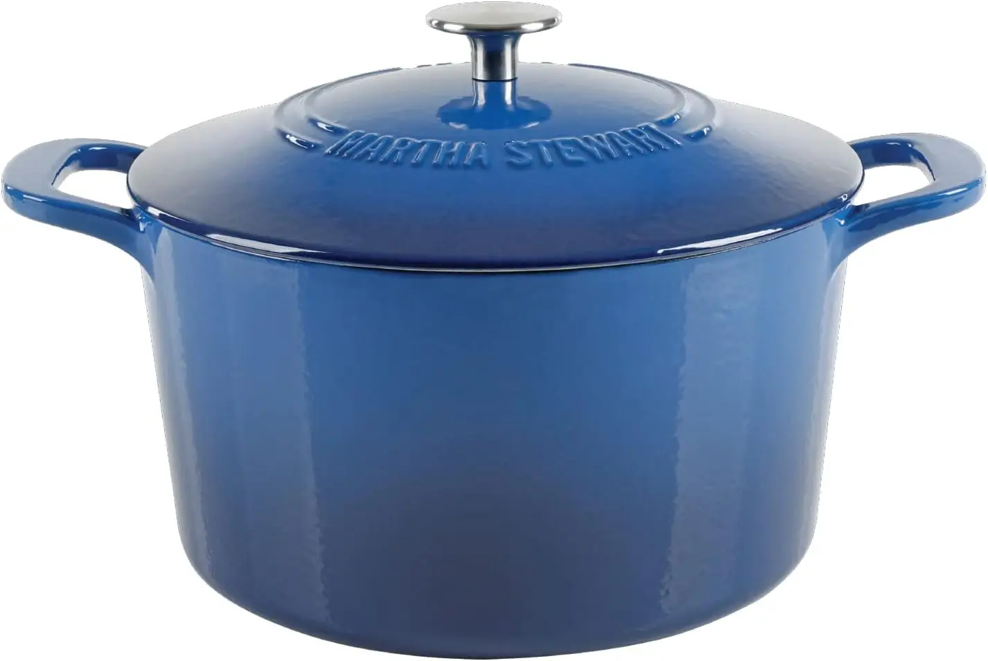 

Gatwick 7 QT Enamel Cast Iron Dutch Oven, Classic Blue