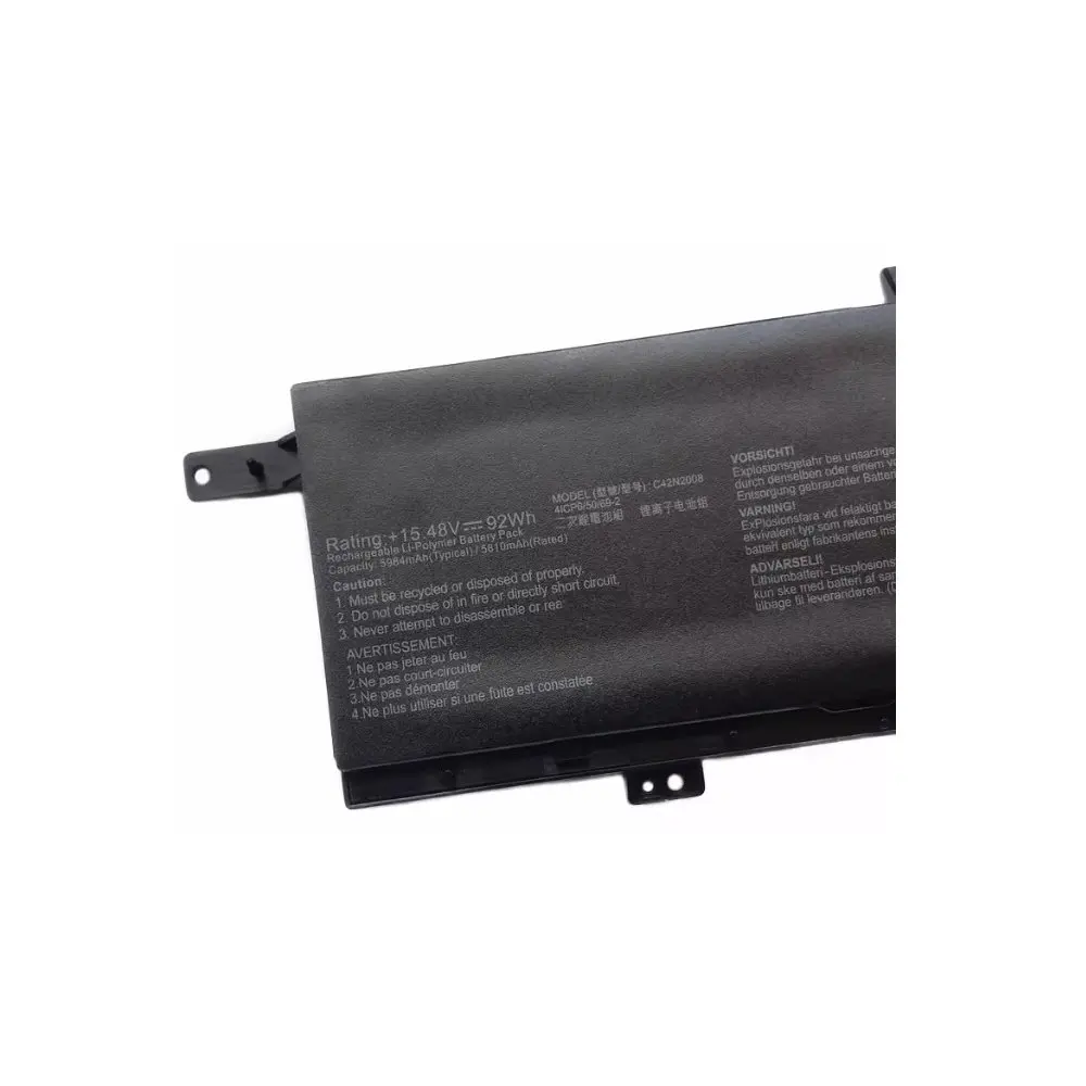 15.48V C42N2008 Laptop Battery For ASUS ZenBook Pro Duo 15 OLED UX582 UX582LR Series XS74T UX582LR-H2002TS H2003R LR-XS74T