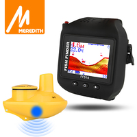 MEREDITH Smart Fish Finder - Portable Fish Finder and Depth Finder For Recreational Fishing From Dock, Shore Or Bank