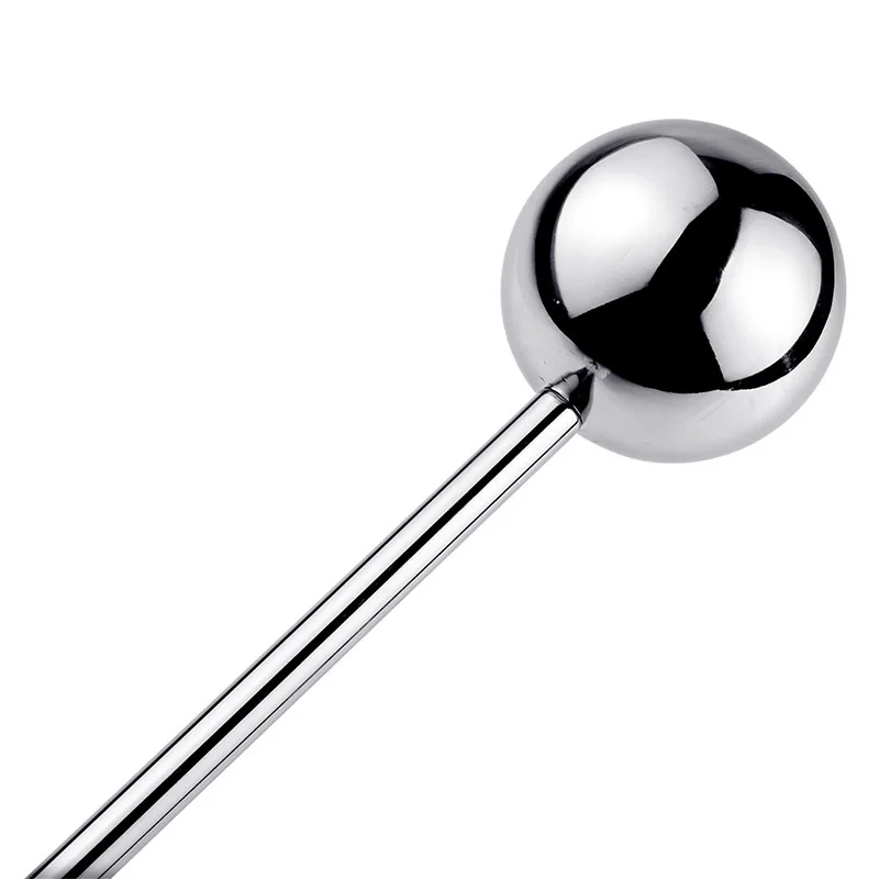 S/M/L Metal Anal Plug Wand Ball Handle Anus Dilator Vaginal Prostate Massager Stimulation Stainless Steel Anal Beads Butt Plug