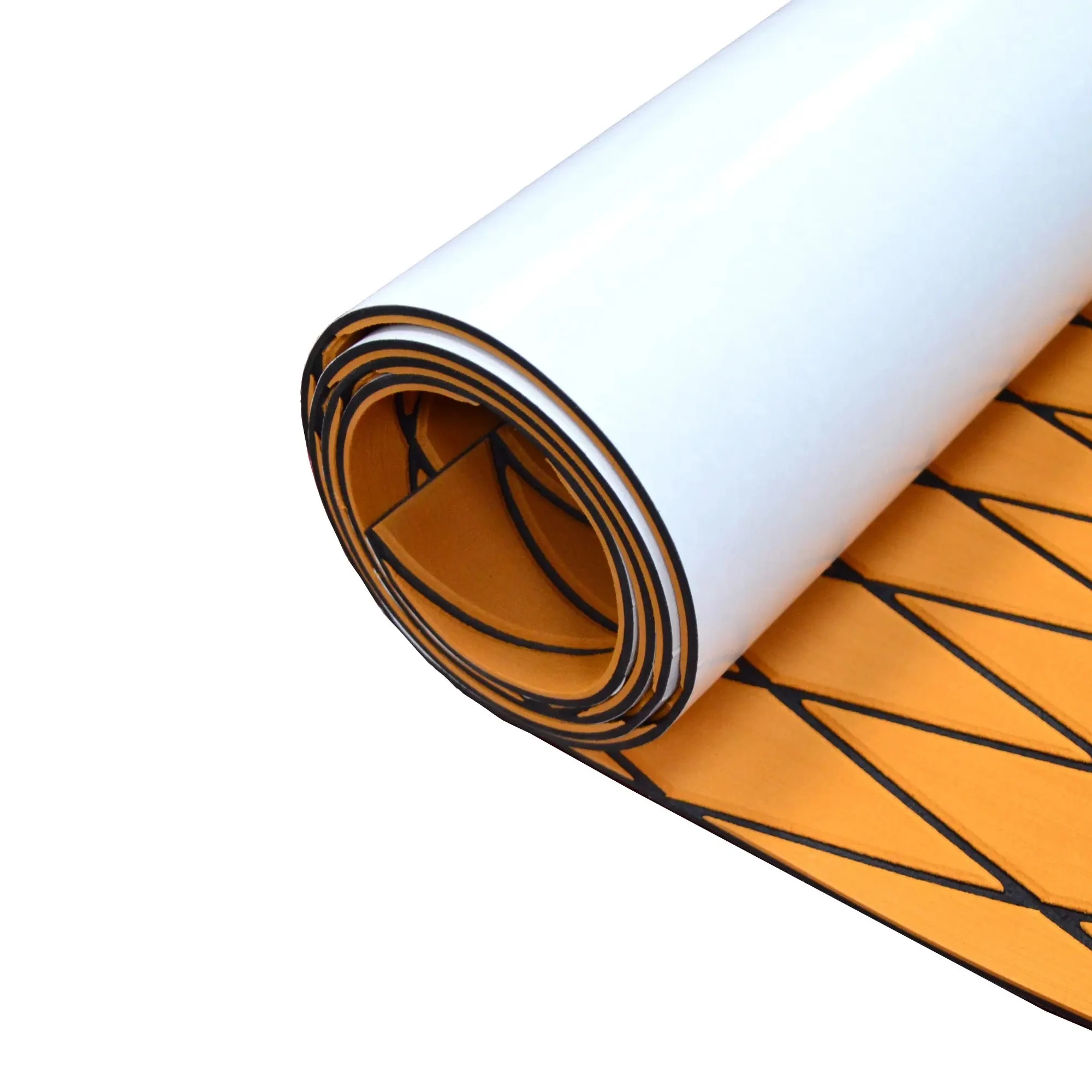 

1900*350*5mm Self-adhesive Diamond EVA Foam Boat Decking Sheet Mat for Kayak Marine Faux Teak Flooring Pad Non-slip Deck Carpet