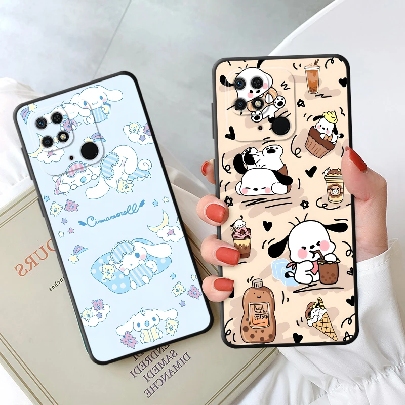 حافظة لهاتف Xiaomi Mi 15 12x 11T Pro 13Lite 12T 10T 14 Pro 12 Lite 11 Lite Cartoon Trio Pacha Dog Melody