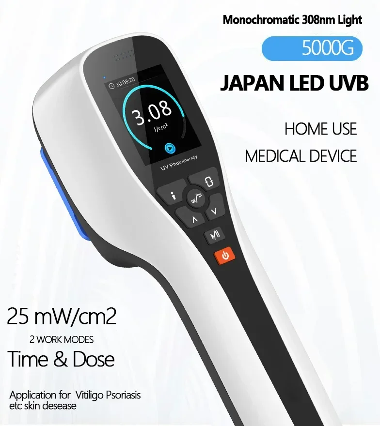 New Excimer Laser 308nm Effectively Treatment Skin Desease Vitiligo Treatment Cure Handheld 308 Nm Laser Lamp