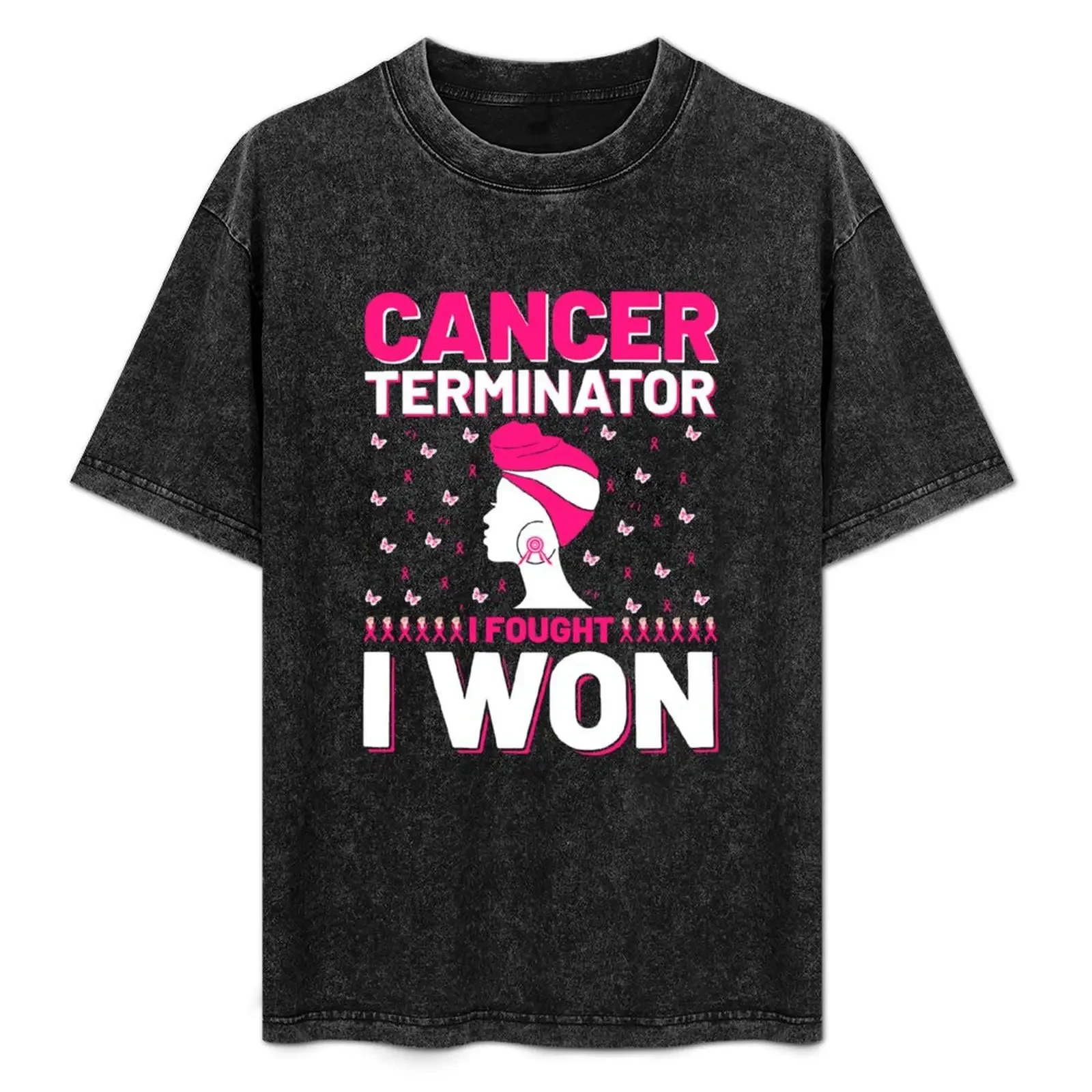 

Cancer terminator i fought i won, Cancer presents for women, Cancer necklaces, support, fighter jewelry, C T-Shirt