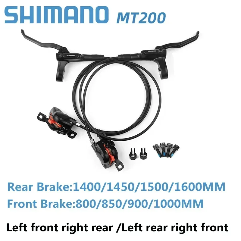 Shimano MTB Brake BR BL MT200 Bicycle Brake Hydraulic Disc Brake 850/800/900/1600/1500mm Mountain Clamp Brakes upgraded MT315