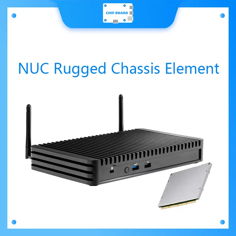 

Intel NUC Rugged Chassis Element Fanless Passive Cooling Industrial Control Computer CR1ABB