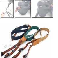 3in1 Smooth Nylon Shoulder Neck Strap Camera Strap for Sony Canon Fujifilm Olympus Nikon Panasonic Mirrorless Point & Shoot DSLR