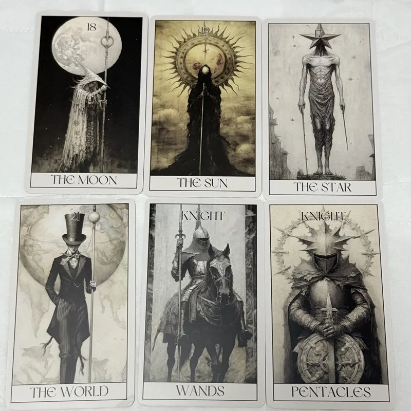 Horror Tarot Cards Wait 78 Tarots Board games Leisure Entertainment Family Gatherings Gothic Tarot Deck