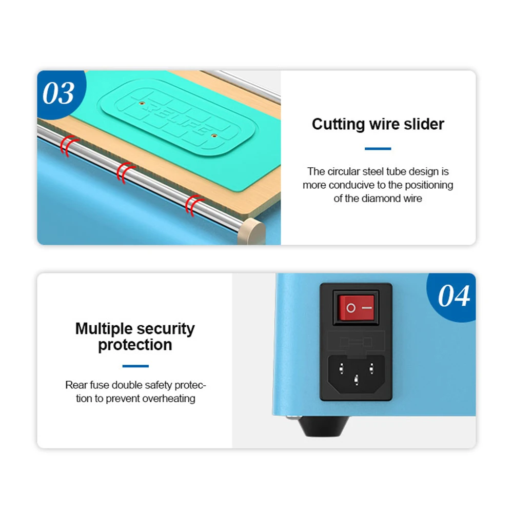 SUNSHINE SS-918L Screen Separator LCD Separation Machine Support Under 8 inch Build-in Vacuum Pump Rapid Heating Screen Repair