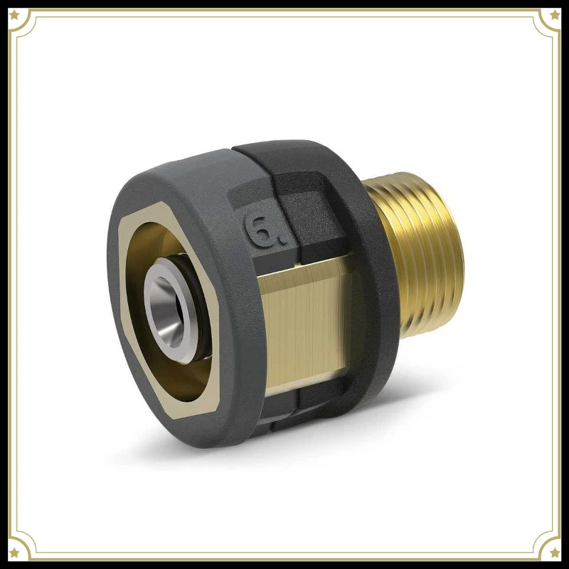 TR22 Four-way Thread Adapter EASY!Lock Connector Compatible with HD Pressure Washer