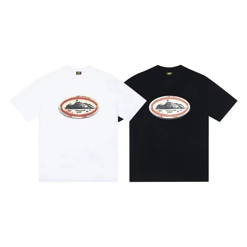 

New Letter Printed Beauty Trend Summer High Street Men's Women's Casual Loose Cotton Short Sleeve T-shirt Versatile Street Tees