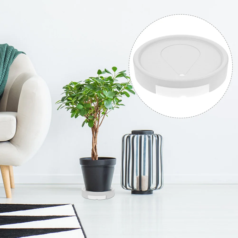 

Hidden Flower Pot Tray With Wheels Movable Plant Tray For Pots Indoor Outdoor Planter Water Drainage Base Rolling Gardening