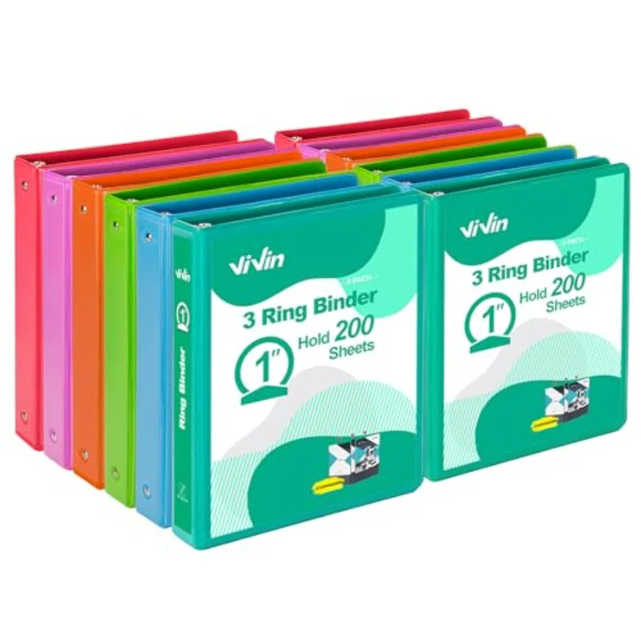 

Круглый кольцевой переплет для бумаги формата US Letter, стандартный 3-кольцевой переплет на 100 листов, без ПВХ, для долговечного использования.