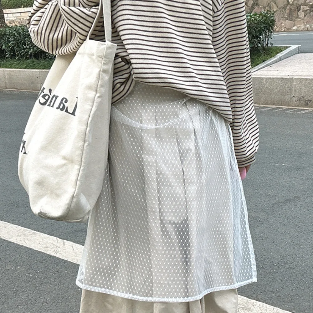 

Vintage Lace Splicing Harajuku Skirt Lace-up Apron Lap Over Skirts Lace Layered Gauze Skirt Women