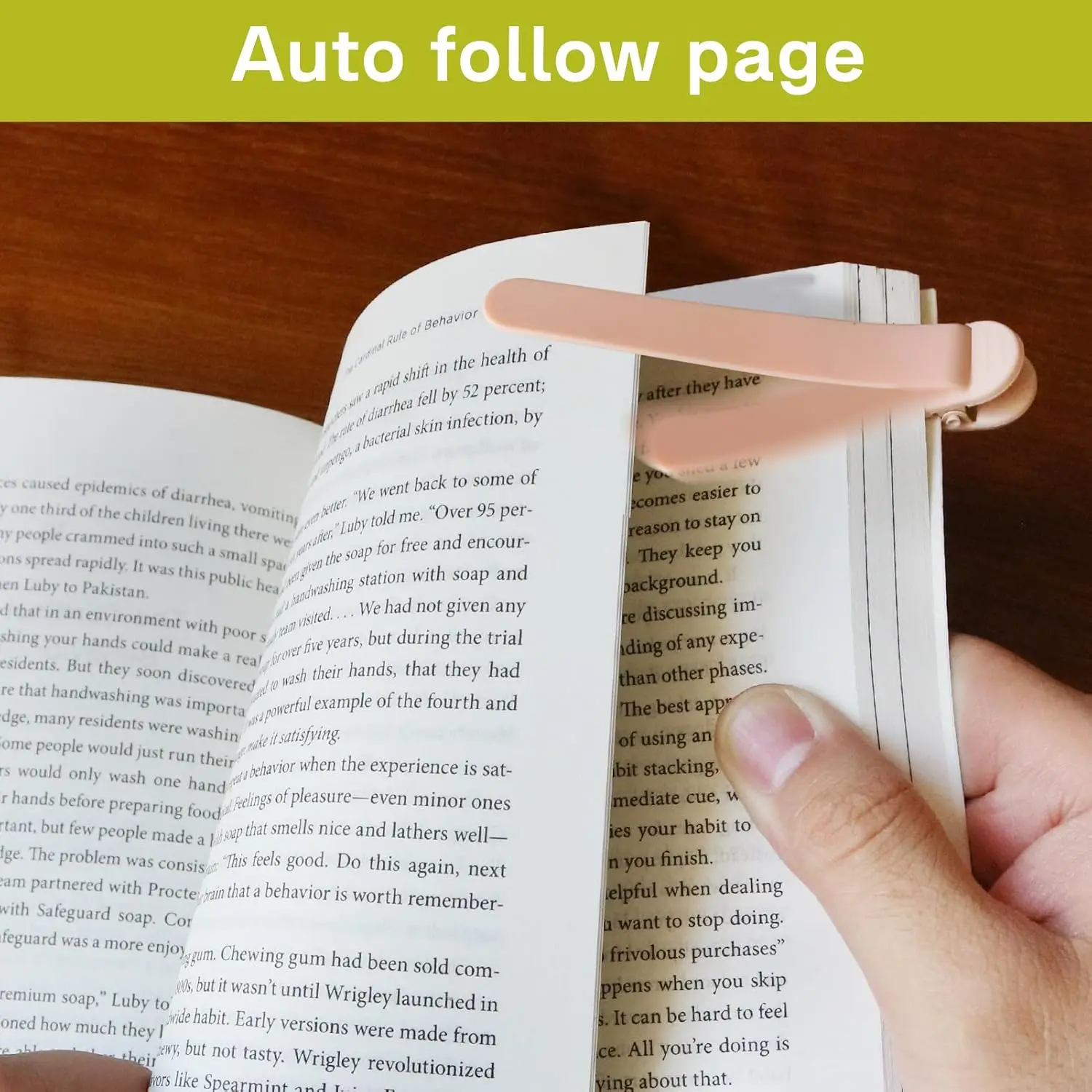 3pcs Silicone Automatic Bookmark, Unique Bookmark Page Keeper, BookPage Holder Markers Clip Book Marks Reading Accessories Gifts