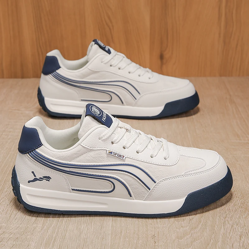 

Men's Casual Sports Shoes with Thick Sole – Multi-Functional Running Style, Lightweight Breathable Lining. Perfect for Outdoor A