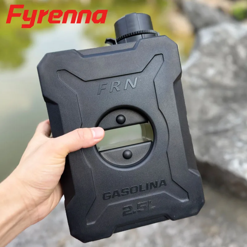 2.5L Portable Jerrycan Fuel Tank Oil Container with Spout, Motorcycles Backup Gas Can, SUV Off-Road Vehicles Petrol Diesel Tanks