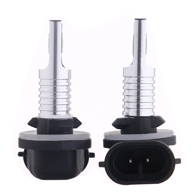 2pcs H27 Led 881 880 Fog Light H27W Auto Led Bulb Light Lamp 20000LM Car Driving Running Light LED Light 6000K White Yellow Blue view 2