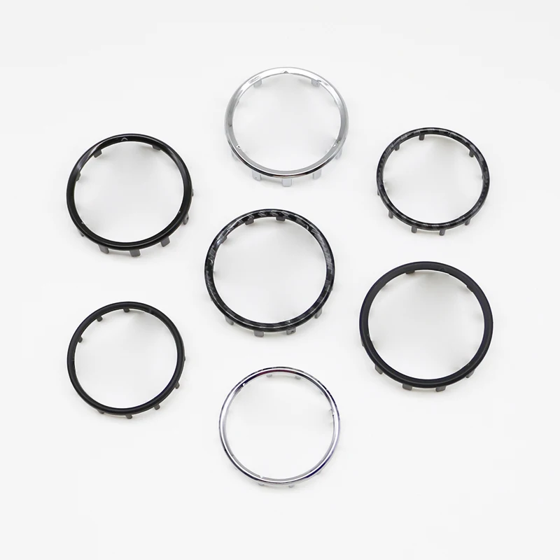 1Pc 52mm 57mm 3D ABS Car Steering Wheel Badge Emblem Decal Sticker For Mercedes Benz Amg W204 W213 W221 W205 W212 W177 GLA GLC