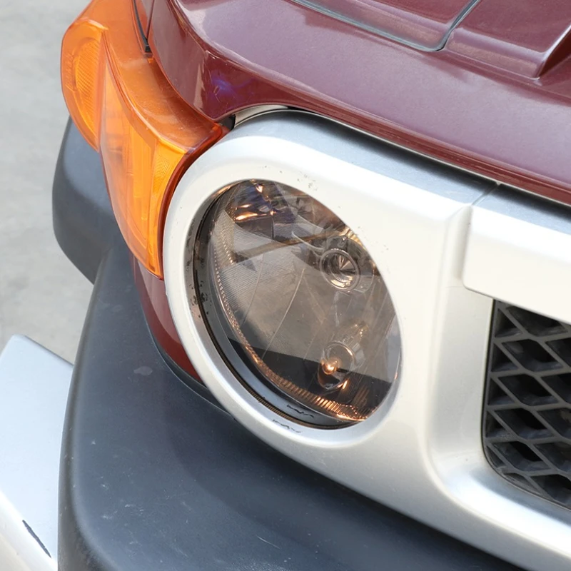 

Gao Ruying For Toyota FJ Cruiser 2007-2021 TPU Black Car Front Headlights Decorative Film Sticker Car Accessories
