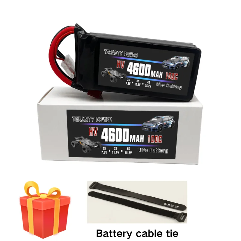 1/2/4pcs TERANTY 3S 5600mAh Lipo Batterij 11.4V 100C met T Plug voor Hyper go MJX RC Auto Buggy Truck FPV Drone RC Model Onderdelen