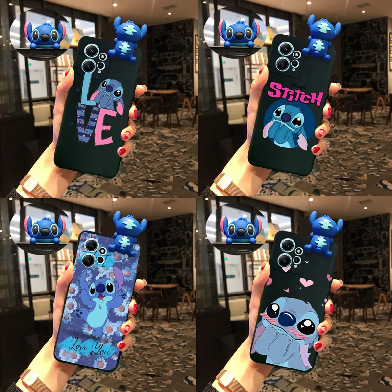 Cute Cartoon Stitch Case For Honor X8A X7A X7 X8 X9 X6 X6S X9A 9X 50 70 80 20 X9B 10i 90 Magic 4 5 Lite TPu Silicone Soft Case