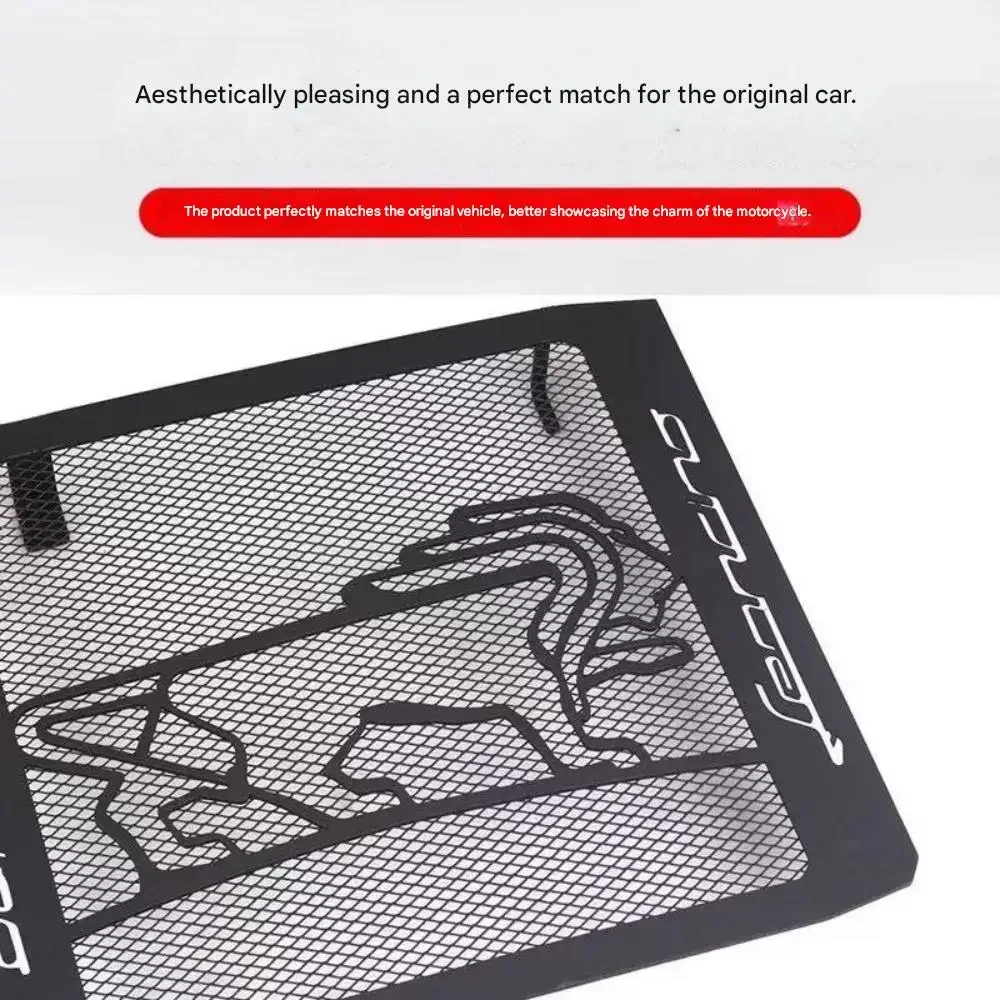 FOR QJMOTOR AK628 Water Tank Protective Net Dustproof Heat Dissipation Honeycomb Hollow Design for Dedicated Motorcycle Vehicle