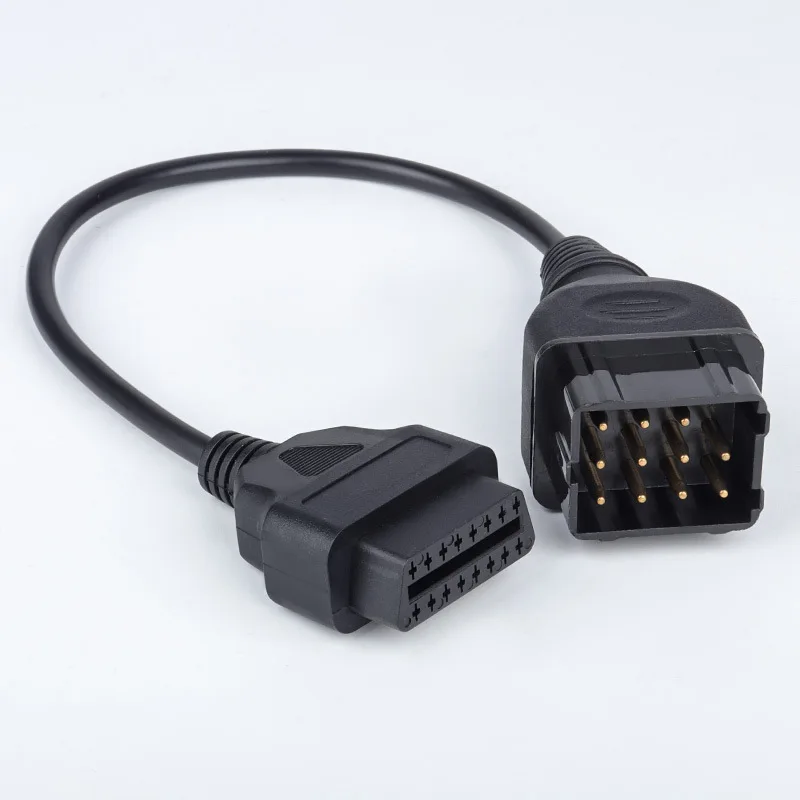 New OBD2 16PIN To 12-pin Conversion Cable for Renault 12Pin Car Diagnostic Detector Extension Transfer Connector OBD 12PIN Cord