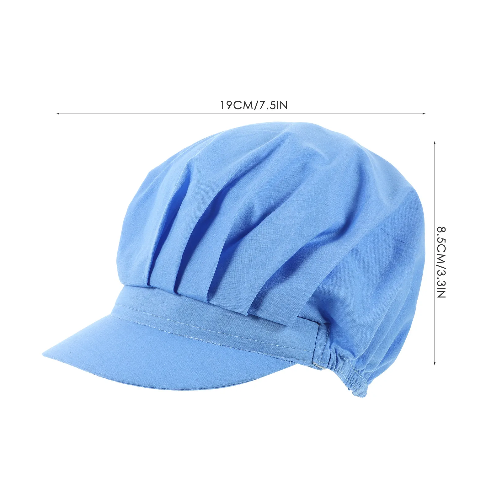 Chapeau de chef unisexe respirant, bonnet anti-poussière pour la cuisine, couvre-chef de travail, protège les cheveux, chapeau de travail