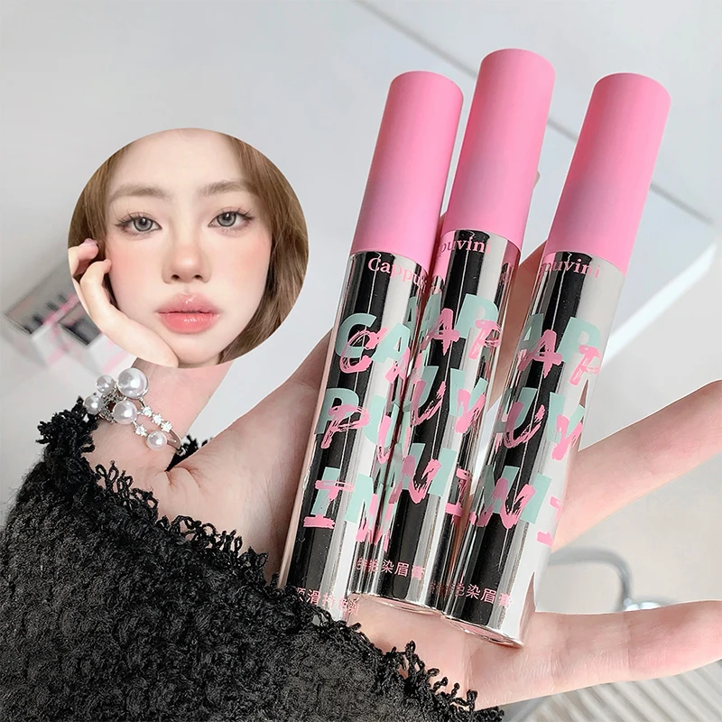 Small Comb Dye Eyebrow Cream Waterproof Sweat-proof Eyebrow Powder Brown Coffee Color Eyebrow Pencil Cream Eyebrow Makeup