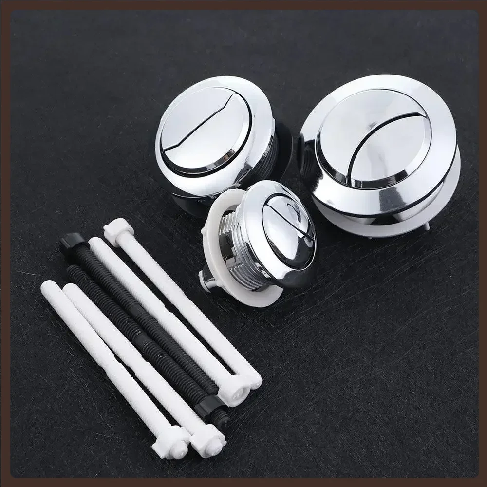 Universal with Thread Accessory Fittings Dual Push Flushing Bathroom Fixture Tank Button Dual Flush Valev Buttons Toilet Button