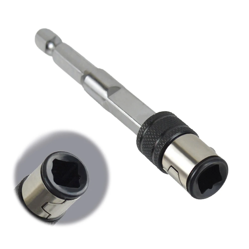 Drive Bit Holder 1/4 Inch with Robust Chrome Vanadium Construction Supports Repeated High Torque Bit Engagement Tasks